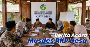Berita Acara Musdes Penyusunan RKP Desa